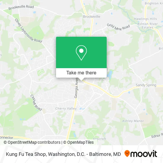 Mapa de Kung Fu Tea Shop