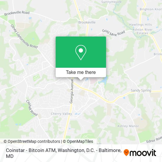 Coinstar - Bitcoin ATM map