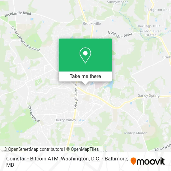 Coinstar - Bitcoin ATM map