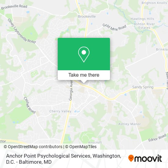 Anchor Point Psychological Services map