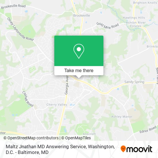 Mapa de Maltz Jnathan MD Answering Service