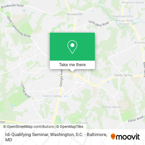 Mapa de Idi Qualifying Seminar