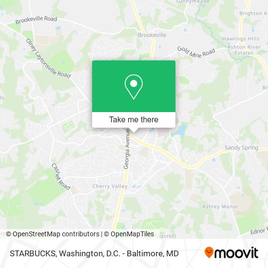 STARBUCKS map
