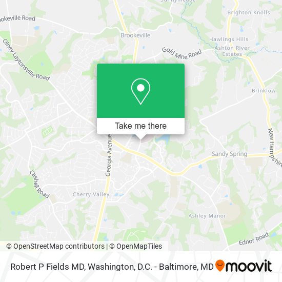 Robert P Fields MD map