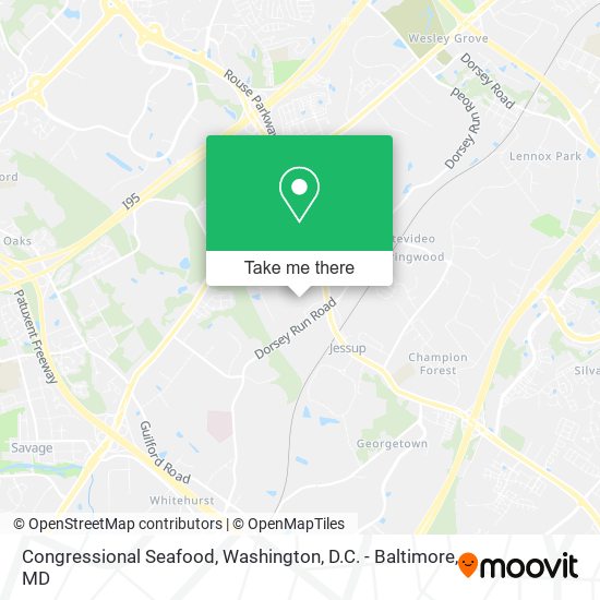 Mapa de Congressional Seafood
