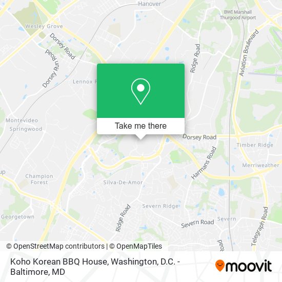 Koho Korean BBQ House map