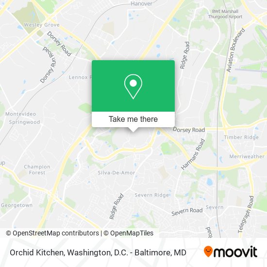 Orchid Kitchen map
