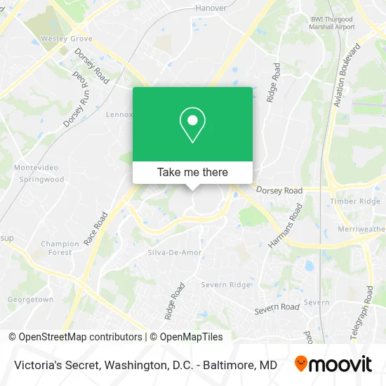 VICTORIA'S SECRET map
