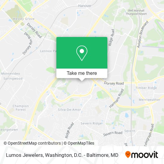 Lumos Jewelers map
