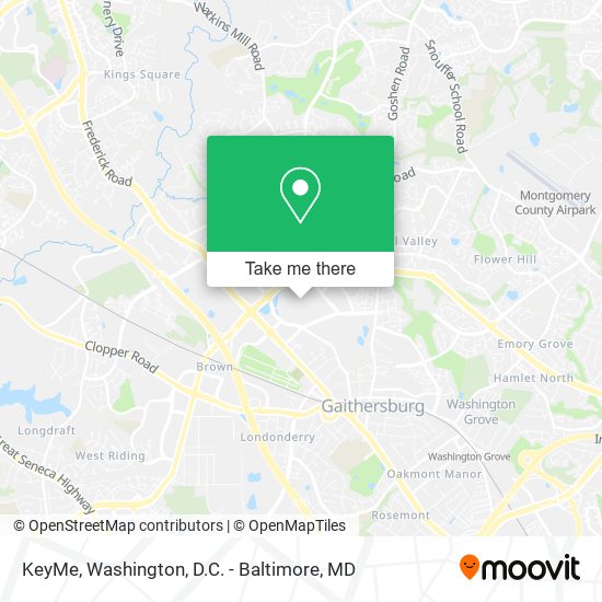 Mapa de KeyMe