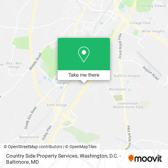 Country Side Property Services map