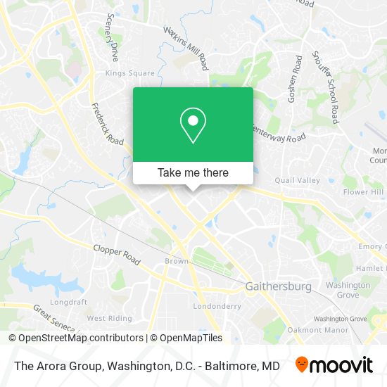 The Arora Group map