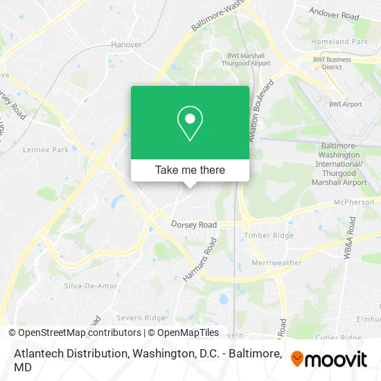 Atlantech Distribution map