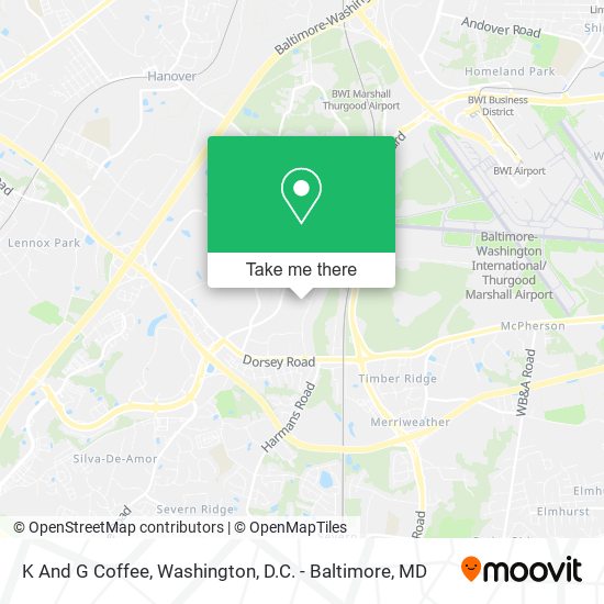 Mapa de K And G Coffee