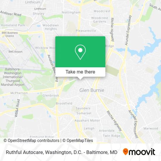 Ruthful Autocare map