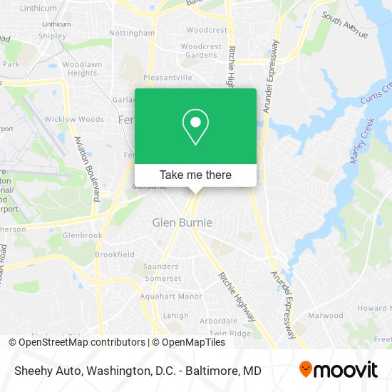 Sheehy Auto map