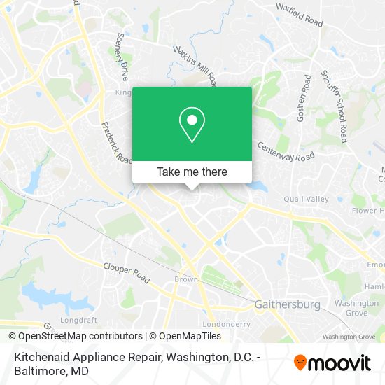 Kitchenaid Appliance Repair map