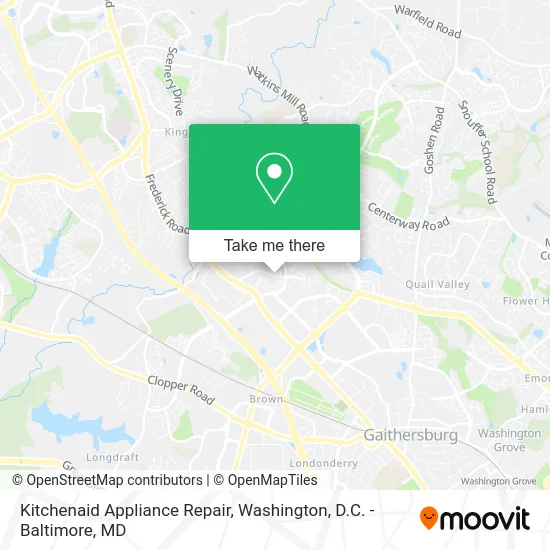Kitchenaid Appliance Repair map