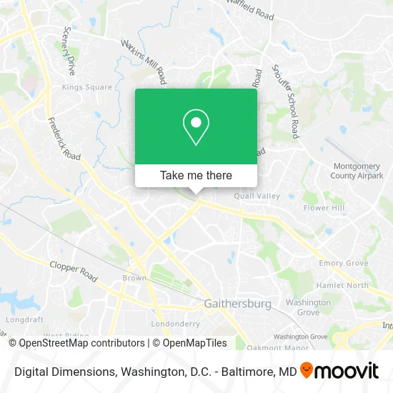 Digital Dimensions map