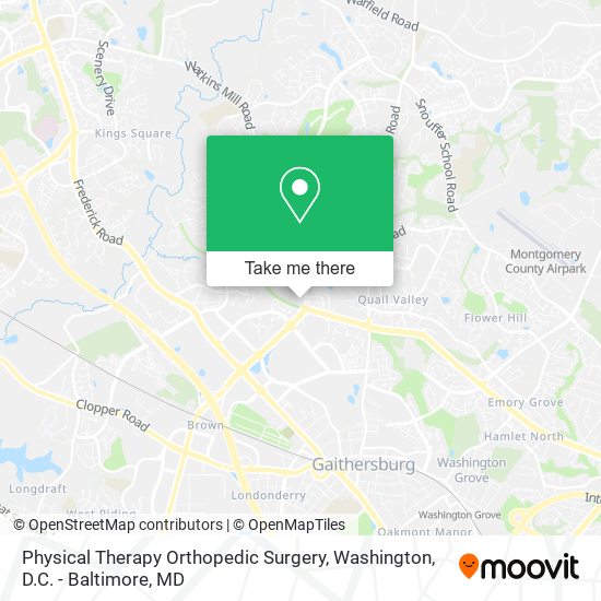 Mapa de Physical Therapy Orthopedic Surgery