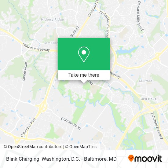 Blink Charging map
