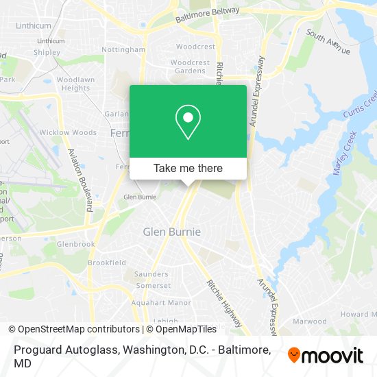 Proguard Autoglass map