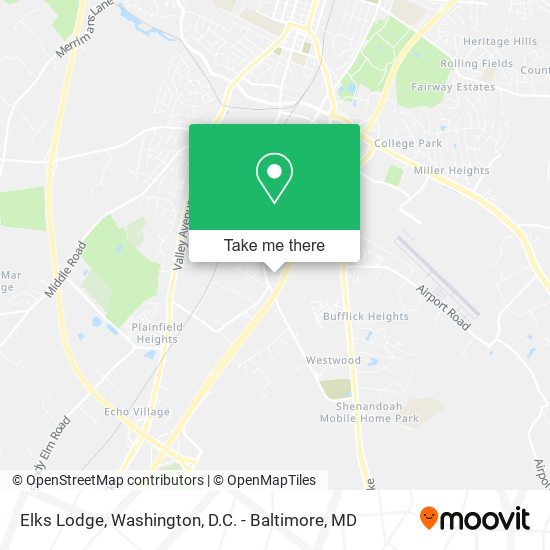Mapa de Elks Lodge