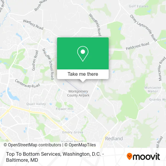 Top To Bottom Services map