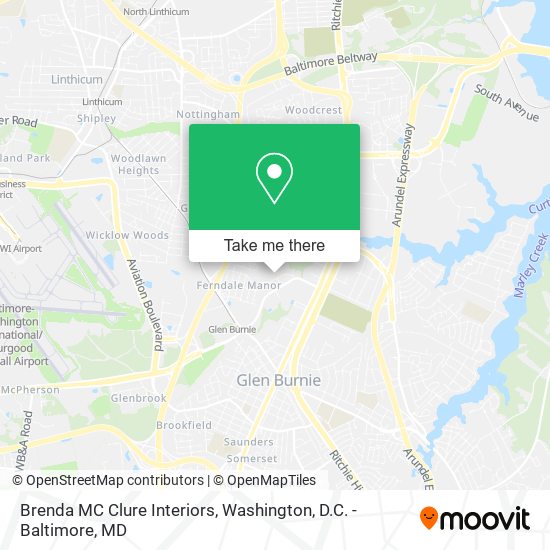 Brenda MC Clure Interiors map