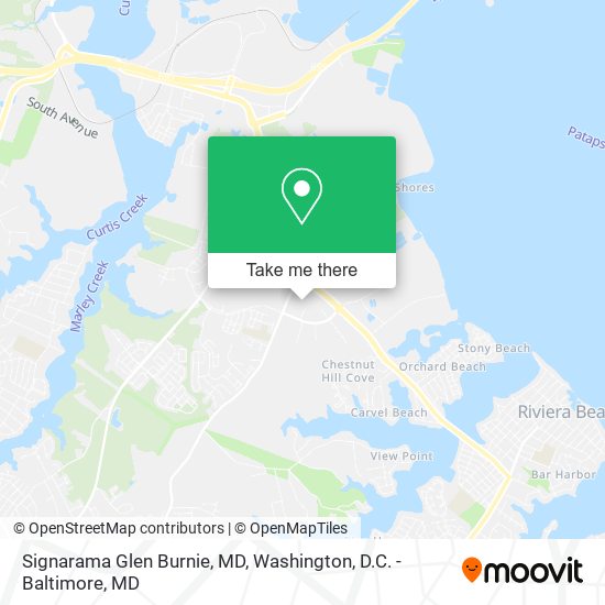 Mapa de Signarama Glen Burnie, MD