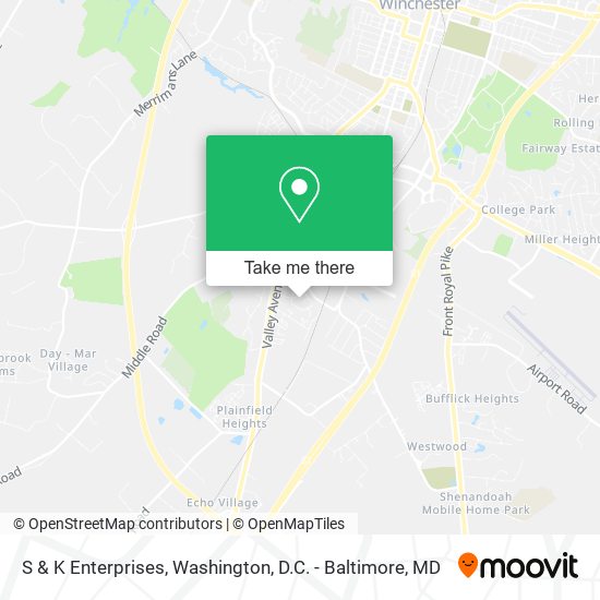 S & K Enterprises map