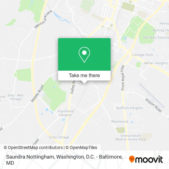Saundra Nottingham map