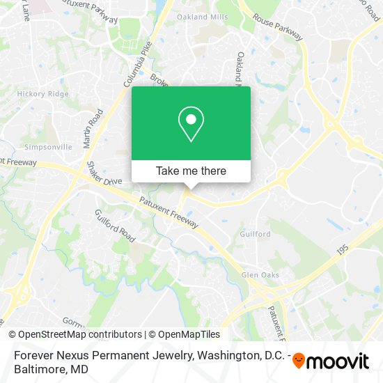 Mapa de Forever Nexus Permanent Jewelry