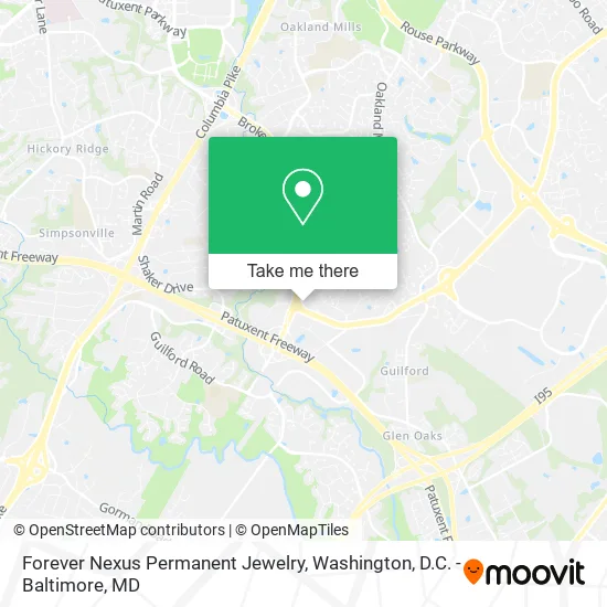 Mapa de Forever Nexus Permanent Jewelry