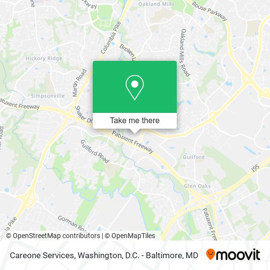 Careone Services map