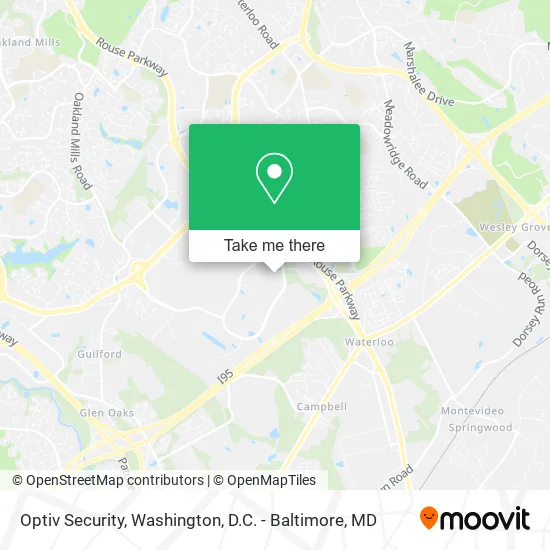 Mapa de Optiv Security