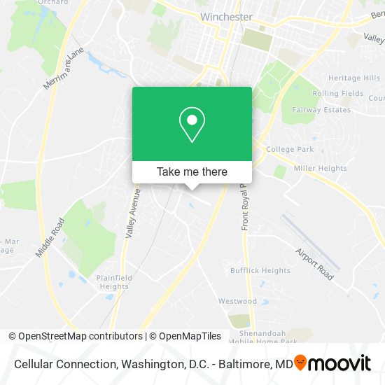 Mapa de Cellular Connection