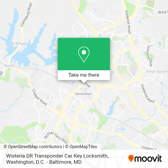 Wisteria DR Transponder Car Key Locksmith map