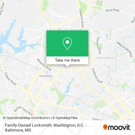 Family Owned Locksmith map