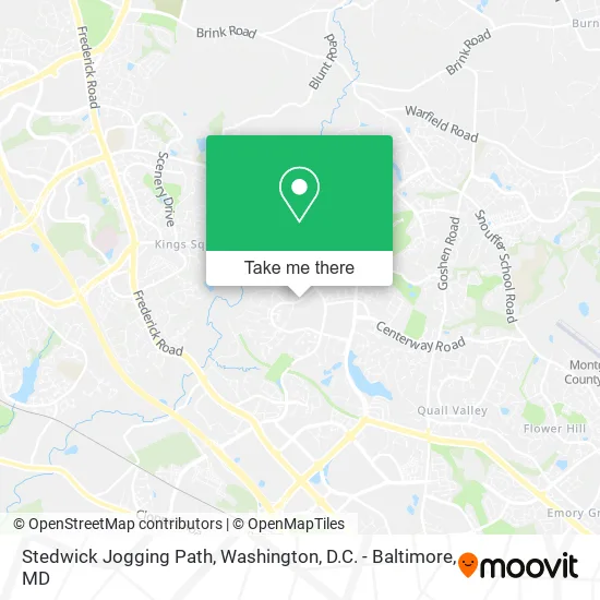 Mapa de Stedwick Jogging Path