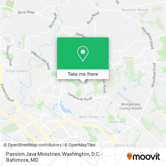 Passion Java Ministries map