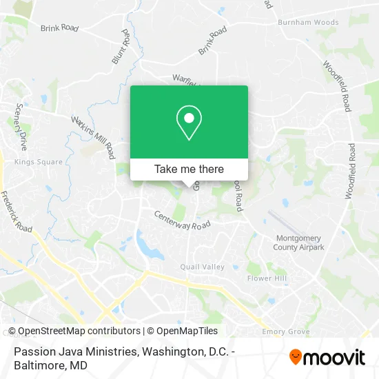 Passion Java Ministries map