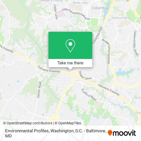 Mapa de Environmental Profiles