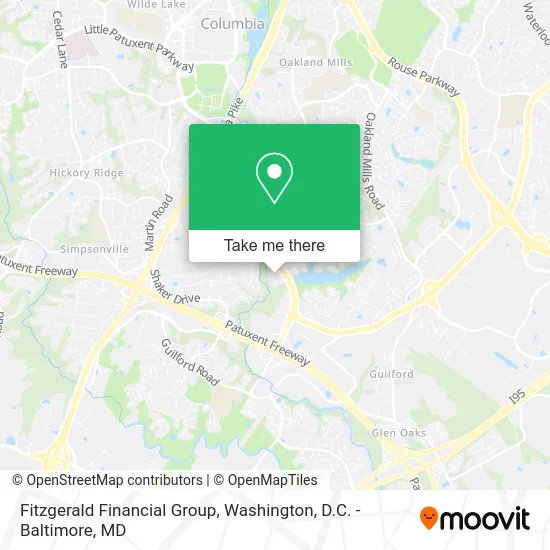 Fitzgerald Financial Group map