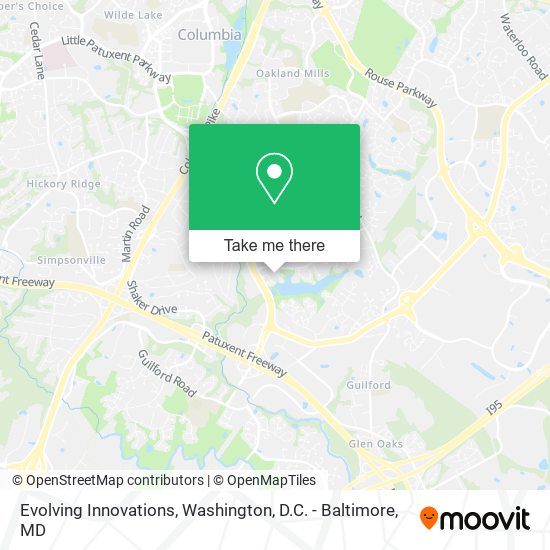 Evolving Innovations map