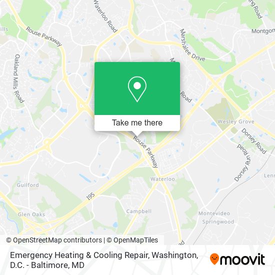 Mapa de Emergency Heating & Cooling Repair