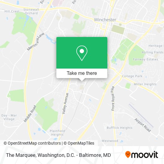 The Marquee map