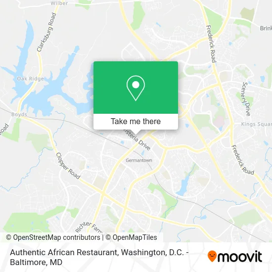 Authentic African Restaurant map