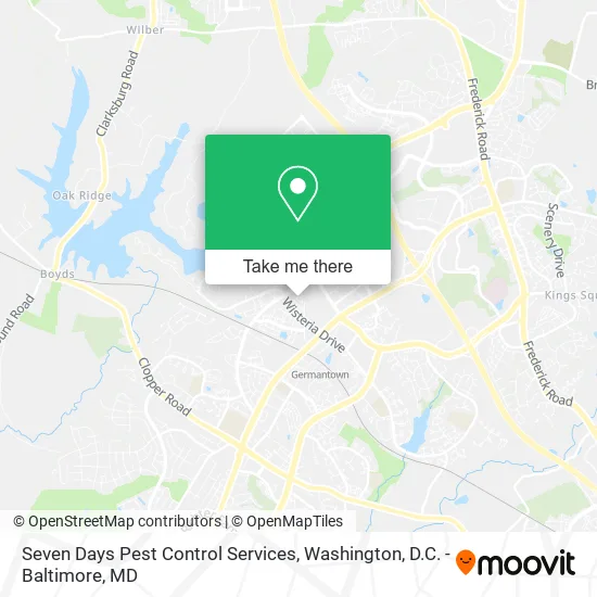 Seven Days Pest Control Services map