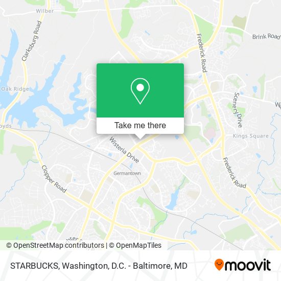STARBUCKS map